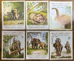 LAOS  SÉRIE ESCASSA COM O TEMA FAUNA ELEFANTE  MINT !!!!!