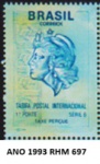 BRASIL SELO DO ANO 1993 RHM 697 - NUNCA CIRCULADO E ESCASSOS EM ESTADO DE CONSERVAÇÃO CONFORME A FOTO EXIBIDA!