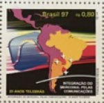 BRASIL  SELO DO ANO 1997 EM ESTADO MINT DE CONSERVAÇÃO !!!!!!