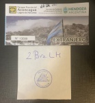 ACONCAGUA ANDES - INGRESSO DO PARQUE NACIONAL NA ARGENTINA COM CARIMBO DE ENTRADA  BÉLISSIMO