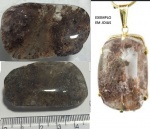 CRISTAL COM LODOLITA - CONHECIDO COMO CRISTAL PAISAGEM - É A PEDRA QUE CONECTA AOS SERES CELESTIAIS !!!