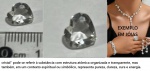 CRISTAL  EM LAPIDAÇÃO CORAÇÃO DE CRISTAL   -ÓTIMAS  PARA COLARES ,ANÉIS, BRINCOS E PULSEIRAS LOTE BÉLISSIMO !!!!!