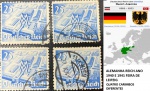 ALEMANHA REICH ANO 1941 FEIRA DE LEIPZIG 4 CARIMBOS DIFERENTES PARA GARIMPAR  - SELO EM ESTADO DE CONSERVAÇÃO  CONFORME A FOTO EXIBIDA!!!