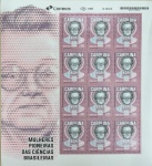 BRASIL - BLOCO COM 12 SELOS DO ANO 2024 CAROLINA BORI - EM ESTADO MINT DE CONSERVAÇÃO