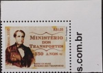 BRASIL SELO EM ESTADO MINT DE CONSERVAÇÃO DO ANO 2010  HOMENAGEM AO MINISTÉRIO DOS TRANSPORTES