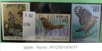 JAPÃO - SÉRIE DE SELOS COM O TEMA FAUNA DOMÉSTICA CAT Nº1270-1476-77
