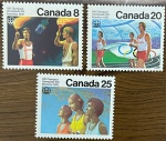 CANADA SÉRIE DE SELOS COM O TEMA OLIMPIADAS DO CANADA MONTREAL 1976  - EM ESTADO MINT DE CONSERVAÇÃO!