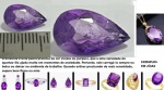 AMETISTA ROXA - ORIGEM SANT SÉ BAHIA BRASIL - LAPIDAÇÃO GOTA E COR ROXA  MUTIFACETADO !!