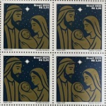 BRASIL QUADRA  DO ANO 2025 COM O TEMA  NATAL EM ESTADO MINT DE CONSERVAÇÃO