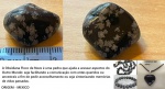 OBSIDIANA FLOCO DE NEVE - ORIGEM MEXICO - COR NEGRA COM FLOCOS BRANCOS X