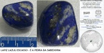 LAPIZ LAZULI ESCASSO -ORIGEM AFEGANISTÃO  É A PEDRA DA SABEDORIA!