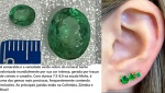 ESMERALDA - FORMATO LAPIDAÇÃO OVAL - COR TRANSLUCIDA VERDE - SUA BELEZA É MARAVILHOSA