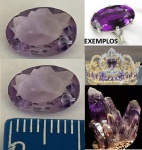 AMETISTA - ORIGEM BAHIA BRASIL - LAPIDAÇÃO EM FORMATO OVAL IMPECÁVEL -BÉLISSIMA COMO MOSTRADA NA FOTO!!!!!