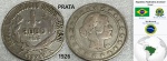 BRASIL MOEDA DE PRATA DO ANO 1926 DE 2000 RÉIS COM 8 GRS DE PRATA TIRAGEM BAIXA ESTADO DE CONSERVAÇÃO CONFORME A FOTO EXIBIDA !!