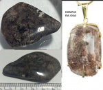 CRISTAL COM LODOLITA - CONHECIDO COMO CRISTAL PAISAGEM - É A PEDRA QUE CONECTA AOS SERES CELESTIAIS !!!!