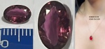 TURMALINA COR RUBILITA   - LAPIDAÇÃO OVAL   - ORIGEM MINAS GERAIS - É A PEDRA DA VITALIDADE !!!!