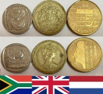 LOTE DE MOEDAS  BÉLISSIMAS CONFORME A FOTO EXIBIDA!!!!!!!!