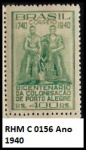 BRASIL SELO RHM A 038 Ano 1931 2.500 Réis Catálogo Marca R$250,00