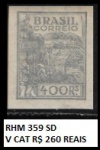 SELO RHM 359 SD EM ESTADO MINT DE CONSERVAÇÃO V CAT R$ 260 REAIS!
