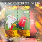 MALDIVES BLOCO COM O TEMA ESPORTE FUTEBOL  EM ESTADO MINT DE CONSERVAÇÃO !!