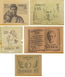 SUÉCIA LOTE DE SELOS SEM CARIMBOS ESCASSOS E CLASSICOS  - LOTE  CONFORME A FOTO EXIBIDA