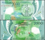VANUATU - CEDULA EM POLIMERO  - CEDULA DE 2000 VATU DO ANO 2014 - EM ESTADO FLOR DE ESTAMPA DE CONSERVAÇÃO
