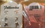 BRINCOS CRUCIFIXOS SÃO 3 PARES  PARA VC NÃO REPETIR O USO E UM MAIS LINDO QUE O OUTRO SUCESSO