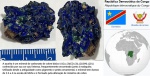 AZURITA - ORIGEM CONGO - COR AZUL COM VERDE - SIGNIFICADO É A PEDRA DA SABEDORIA !!