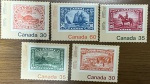CANADA SÉRIE COM 5 SELOS DO ANO 1982 CAT SCOTT 909 A 13  - EM ESTADO MINT DE CONSERVAÇÃO!!
