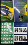 ALBUM PARA AS MOEDAS DO BRASIL DO PERIODO 1976 A 1994 NOVO