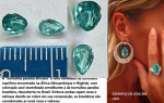 TURMALINA PARAIBA AFRICANA -   PAR EM LAPIDAÇÃO GOTA  - COR AZUL ESVERDEADA - ORIGEM NIGÉRIA - MARAVILHOSA , RARA E EXCLUSIVA!!!!