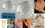 CRISTAL  - LAPIDAÇÃO BRIOLE REDONDA MULTIFACETADA PEÇA MARAVILHOSA