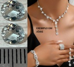 CRISTAIS  EM  LAPIDAÇÃO DIAMANTE REDONDO  MAGNIFICO