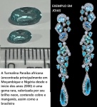 TURMALINA PARAIBA AFRICANA - COR AZUL NEON - LAPIDAÇÃO OVAL - BÉLISSIMA E MUITO ESCASSA