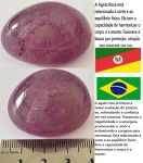 AGATA ROSA - ORIGEM RIO GRANDE DO SUL BRASIL - É A PEDRA DA CORAGEM E DO AMOR PRÓPRIO!!!!!