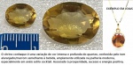 CITRINO CONHAQUE  - ORIGEM MINAS GERAIS -ARACATINGA  - FORMATO LAPIDAÇÃO OVAL PEDRA MAGNIFICA