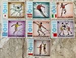 FUJEIRA  SÉRIE GRANDE COM SELOS NO TEMA ESPORTES OLIMPICOS  EM  ESTADO  DE CONSERVAÇÃO CONFORME FOTO EXIBIDA