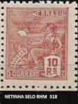 BRASIL SELO NETINHA RHM 318   - EM ESTADO MINT DE CONSERVAÇÃO!