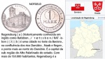 INOTGELD DE 1 MARK DO IMPÉRIO ALEMÃO COM REGENSBURGUER   - MOEDA EM ESTADOSOBERBO   DE CONSERVAÇÃO