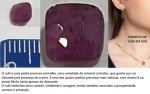 RUBI    - LAPIDAÇÃO QUADRADA  - ORIGEM TAILANDIA  - É A PEDRA DA PROSPERIDADE  !!