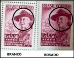 BRASIL VARIANTE DE COR NO SELO BADEN PAWEL DO ANO 1957 MINT