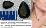 TURMALINA VERDE - ORIGEM BAHIA - COR VERDE TRANSLUCIDA - LAPIDAÇÃO GOTA