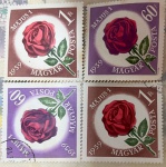 HUNGRIA - SÉRIE DE SELOS COM O TEMA FLORA EM ESTADO MINT DE CONSERVAÇÃO !!