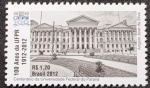 BRASIL SELO DO ANO 2012 HOMENAGEM AOS 100 ANOS DA UNIVERSIDADE DO PARANA  -  EM ESTADO MINT DE CONSERVAÇÃO