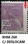 BRASIL SELO VOVÓ RHM 260 Ano 1929 COM VARIANTE DE DESLOCAMENTO  Filigrana Eubrasil  -  EM ESTADO MINT DE CONSERVAÇÃO!