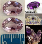 AMETISTA - ORIGEM BAHIA BRASIL - LAPIDAÇÃO EM FORMATO OVAL  IMPECÁVEL -BÉLISSIMA COMO MOSTRADA NA FOTO!!!!!!