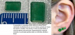 ESMERALDA - FORMATO LAPIDAÇÃO RETANGULAR  - COR TRANSLUCIDA VERDE - SUA BELEZA É MARAVILHOSA
