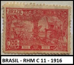 BRASIL -SELO RHM C 11 DO ANO 1916 EM - SELO EM BÉLISSIMO ESTADO  DE CONSERVAÇÃO