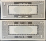 CEDULA FANTASIA TEST NOTE   EM ESTADO FLOR DE ESTAMPA DE CONSERVAÇÃO