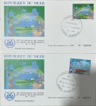 REPUBLICA DU NIGER  LOTE COM 2 ENVELOPES  DO ANO 1989